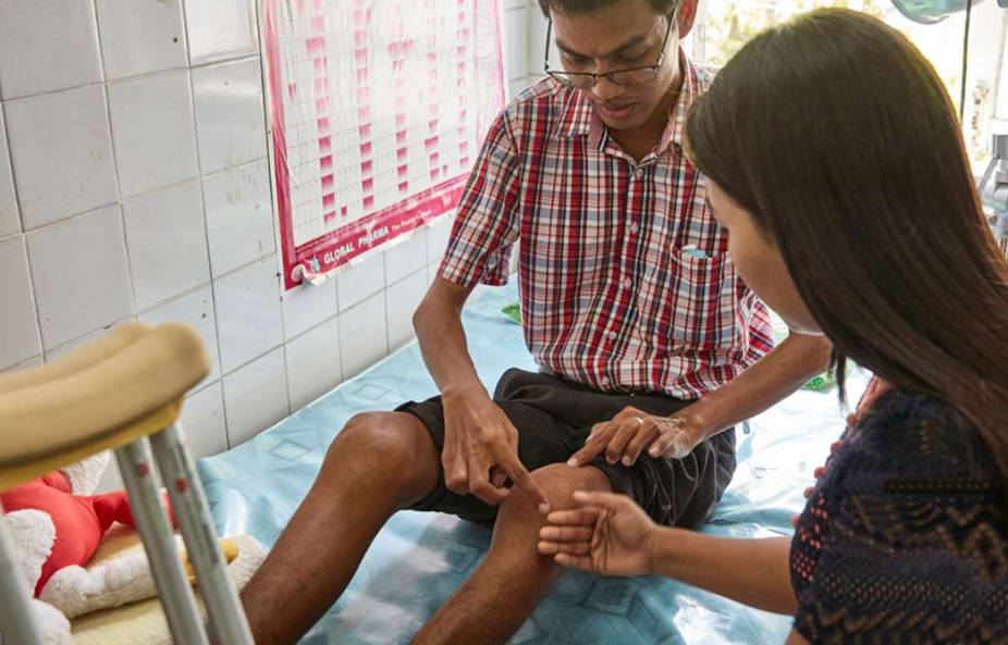 Myo Aung bor i Maynmar och har hemofili A med hämmare.
